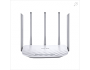 TP-LINK Archer C6  AC1200 Dual Band Wireless Gigabit Router, Atheros, 867Mbps at 5Ghz + 300Mbps at 2.4Ghz, 802.11ac/a/b/g/n, MU-MIMO, 1 Gigabit WAN + 4 Gigabit LAN, Wireless On/Off and WPS button, 4 external antennas + 1 internal antenna